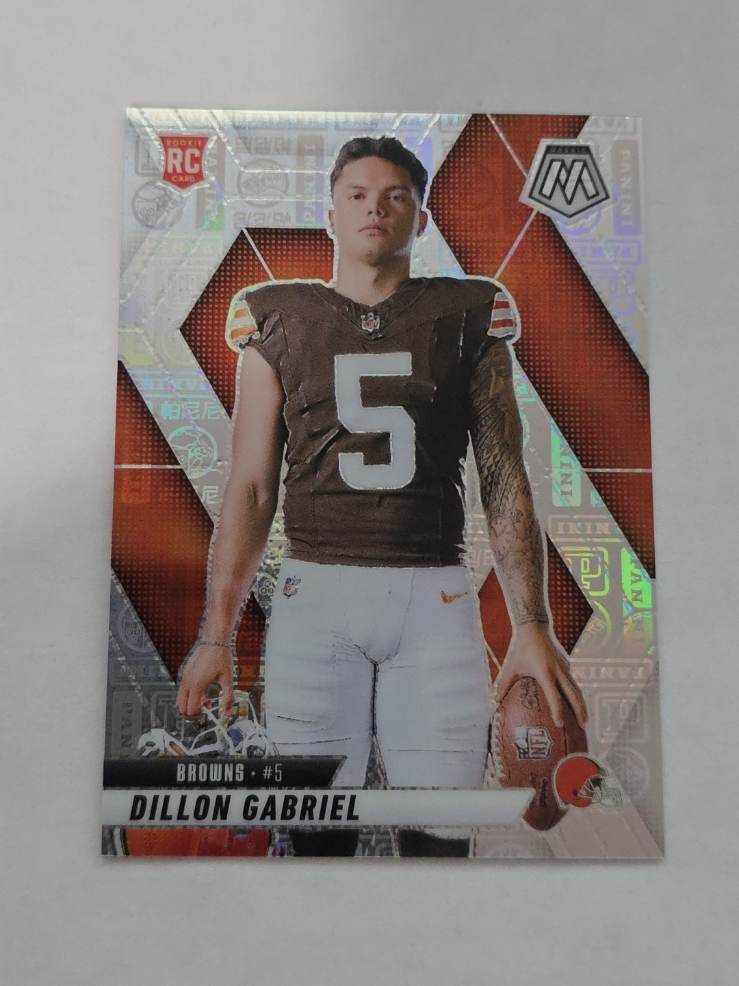 2025 Panini Mosaic -Dillon Gabriel #277 Silver Knight /149 Cleveland Browns
