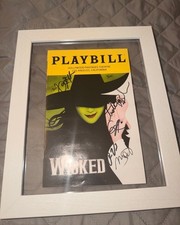 Wicked Full Main Cast Signed Broadway Playbill