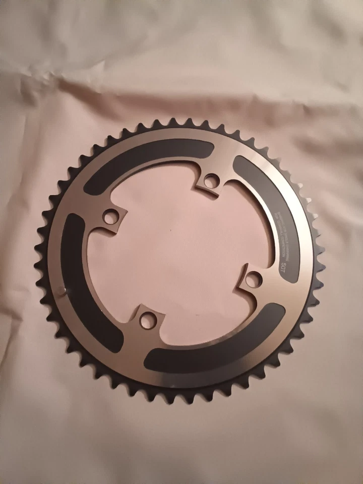Shimano Xtr Mtb Downhill Chainring 4 Bolt 110 Bcd 50 Tooth (6910-28) - Image 3 of 4
