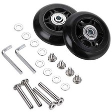 2 Luggage Suitcase Inline Skate Wheels Replacement Kit 68x24mm/2.68x0.94in