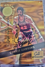 Connie Hawkins Signed Autographed Card NBA HOF Signature Rookies