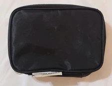 Molton Brown London Black Cosmetic Makeup Bag  Travel Size 4.5x6 Portable Pouch 