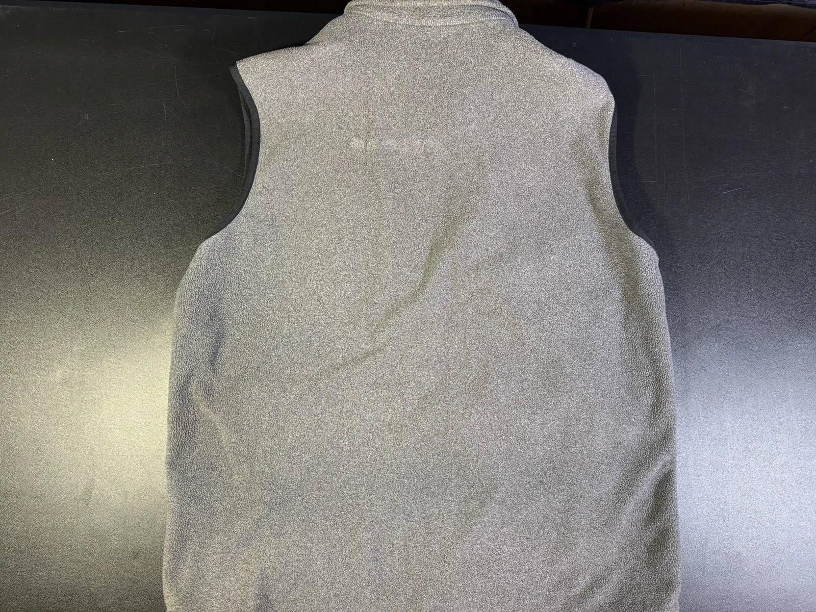 Lands End ThermaCheck Fleece Men’s Large 42-44 Gray Full Zip - product detail image 13