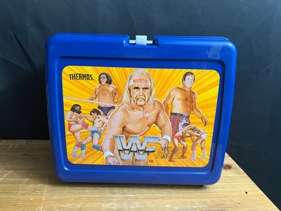 1985 WWF HULK HOGAN BLUE LUNCHBOX+THERMOS ANDRE THE GIANT RODDY