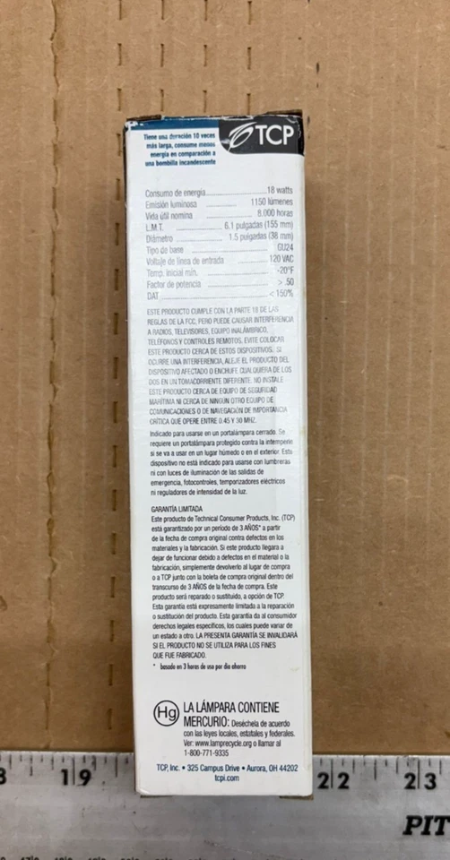 TCP 33118Q 2700K 120V 18W Light Bulb - Image 4 of 4