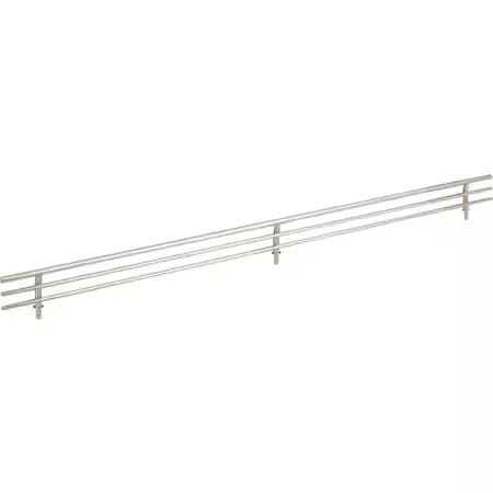 HARDWARE RESOURCES SF23-SN 23" Wide Satin Nickel Wire Shoe Fence for Shelving - Picture 1 of 4