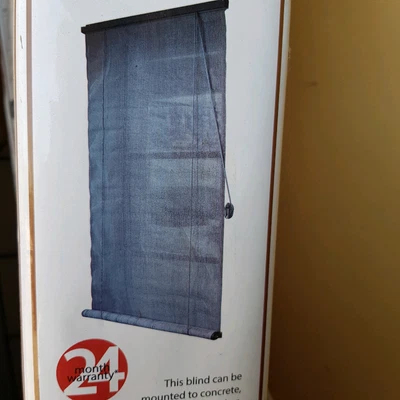 2 Filigree Roll Up Outdoor Shade Mesh Blinds Curtains Blinds