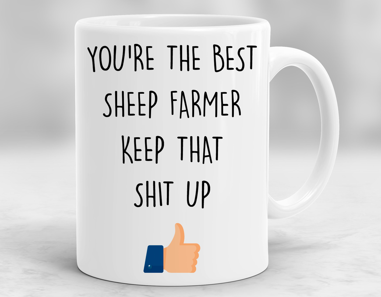 Sheep Farmer Gift Mug for Farm Appreciation and Coffee Lovers