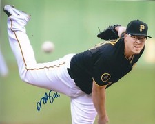 Signed  8x10 VANCE WORLEY Pittsburgh Pirates Autographed photo - COA 