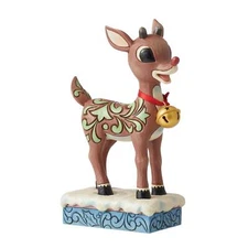 Jim Shore  Rudolph w/Oversized Jingle Bell 6012716 2023 Intro