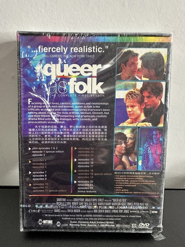 Rare QUEER AS FOLK DVDs Complete 1 First Season 8 Disc Asian Import VG Sealed - Picture 5 of 8
