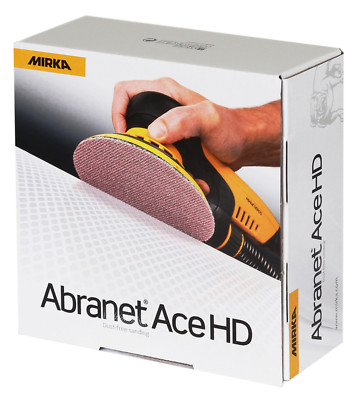 MIRKA Abranet Ace HD Schleifscheiben Gitter Netz Ø150mm P40-P80