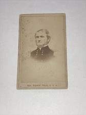Confederate General Leonidas Polk -KIA- Carte De Visite - No Backstamp