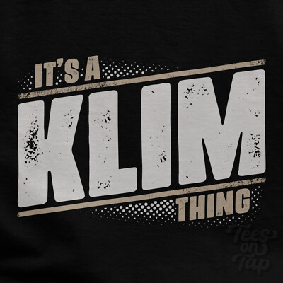 IT'S A KLIM THING T-SHIRT Name Nachname lustig Familie Geschenkidee