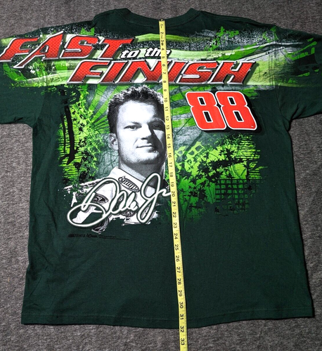 Vintage Dale Earnhardt Jr #88 NASCAR Chase 2XL T-Shirt All-Over Amp Energy Y2K - Picture 9 of 13