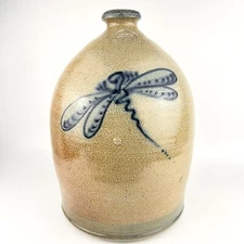 2004 Rowe Pottery Dragonfly Beehive Jug Historical Collection Gorgeous No Chips
