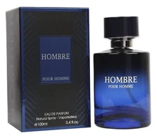 HOMBRE Men's Cologne 3.4 Oz EDT Spray by Fragrance Couture