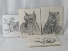 Tony Ryals Drawn By Mouth / Doyle Vaden Art . Note Cards w/ Envelopes of Choice