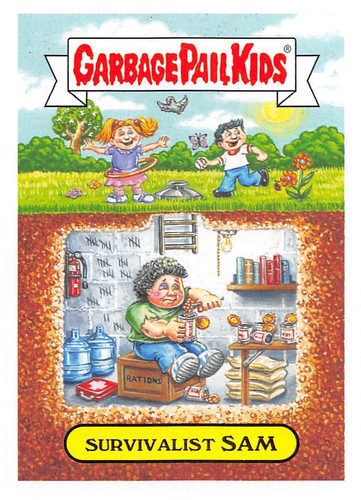 GARBAGE PAIL KIDS 2016 SERIES 1 AMERICAN AS APPLE PIE PICK-A-CARD BASE STICKERS - Picture 190 of 441