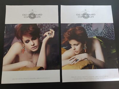 AQUA LENE NYSTRÖM Danish Ads OLE LYNGGAARD Copenhagen Clippings Pictures C116