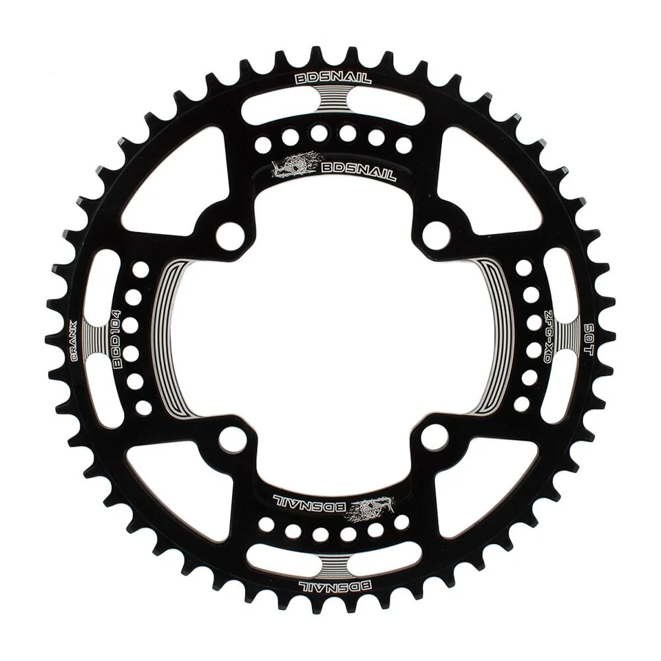 MTB Bicycle Chainwheel Sets Plate 104BCD 4 Bolts 44T 46T 48T 50T 52T 8-12 Speed - Image 3 of 4