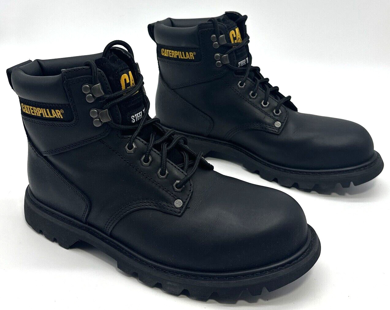 Cat Footwear Men's Size 10.5 M Second Shift Steel Toe Construction Boot Black image 2