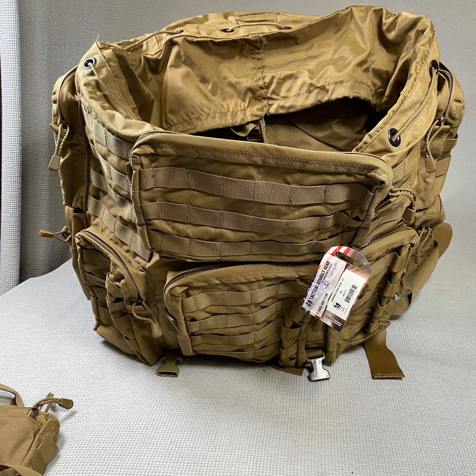 TAG Jumpable Recon Ruck Tactical Assault Gear ALICE AGAF Frame Coyote Rucksack