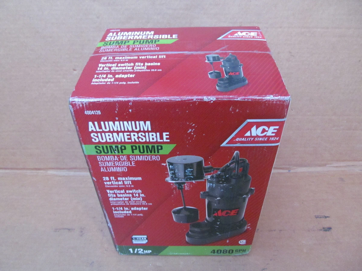 Red Lion 1/3 HP 3200 Gph Thermoplastic Vertical Float, 49 OFF