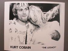 Nirvana promo photo 8 X 10 glossy Kurt Cobain with Courtney & daughter !