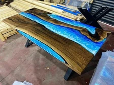 Made To Order Epoxy Table Top Resin Dinning Table Farmhouse Decor Furniture Tops