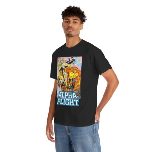 Alpha Flight T-Shirt - Marvel Comics John Byrne Art - Namor & Wolverine - Picture 15 of 65