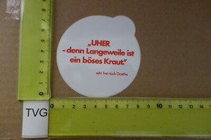 Alter Aufkleber HiFi Audio Tuning Tape TV AutoRadio Lautsprecher UHER