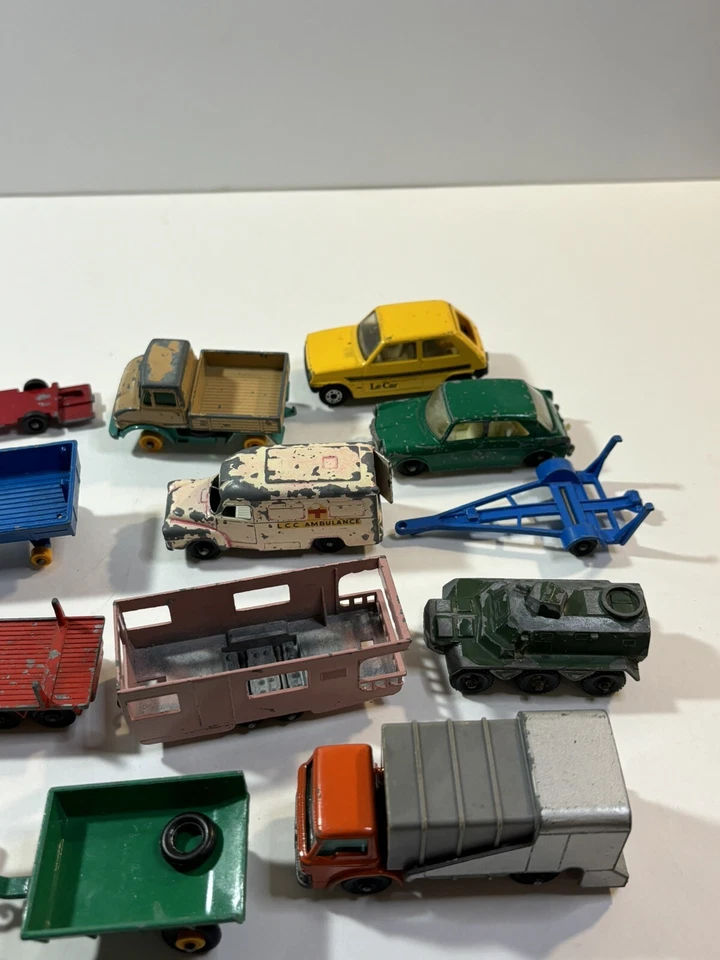 Lote Matchbox Lesney Jeep Gladiator No.7 Rechazar John Deere Bomba Contra Incendios ¡VER FOTOS!! Foto 3 de 4