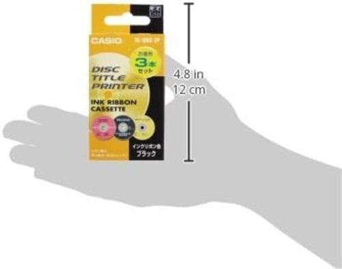 Imprimante de titre de disque ruban d'encre noir Casio TR-18BK-3P 3 pièces cassette livraison gratuite - Photo 9/9