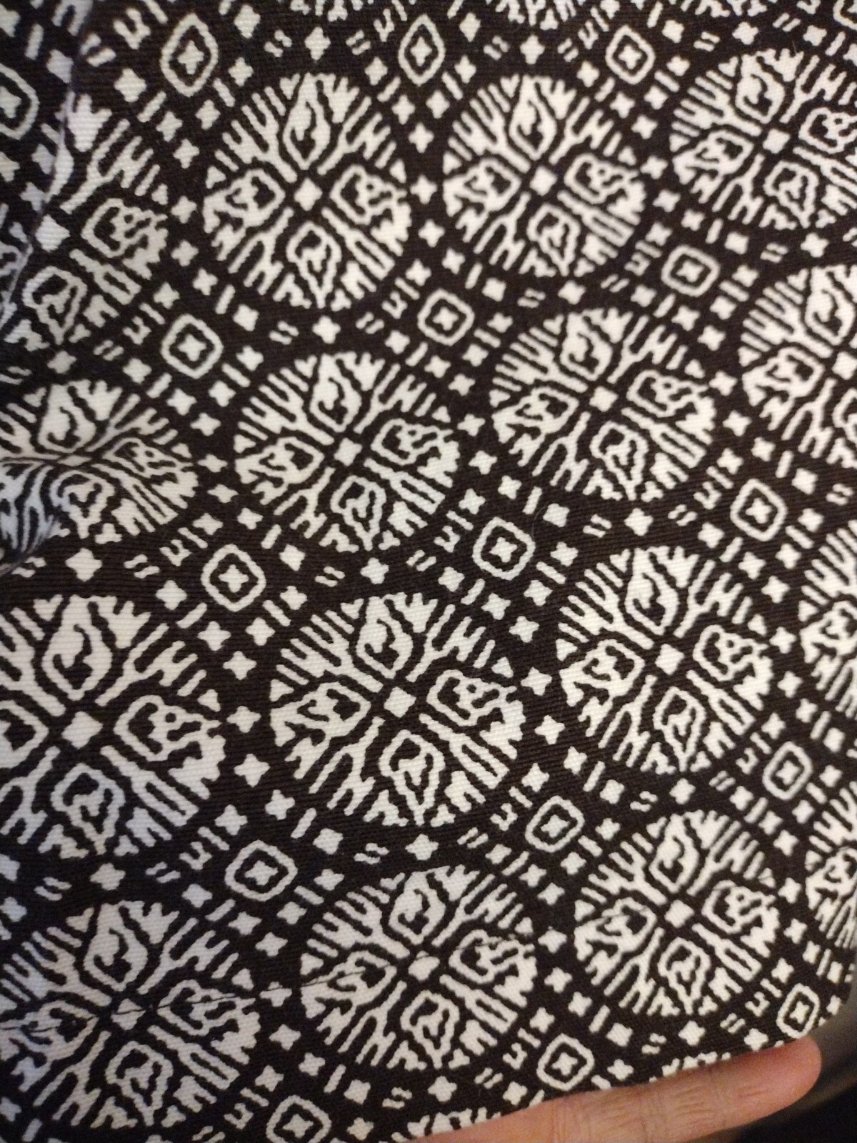 TALBOTS Women's Brown Patterned Stretch Cotton Lo… - image 4