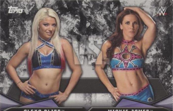2017 Topps WWE Women's Division - Alexa Bliss Mickie James #RV-11 - 1 of 1