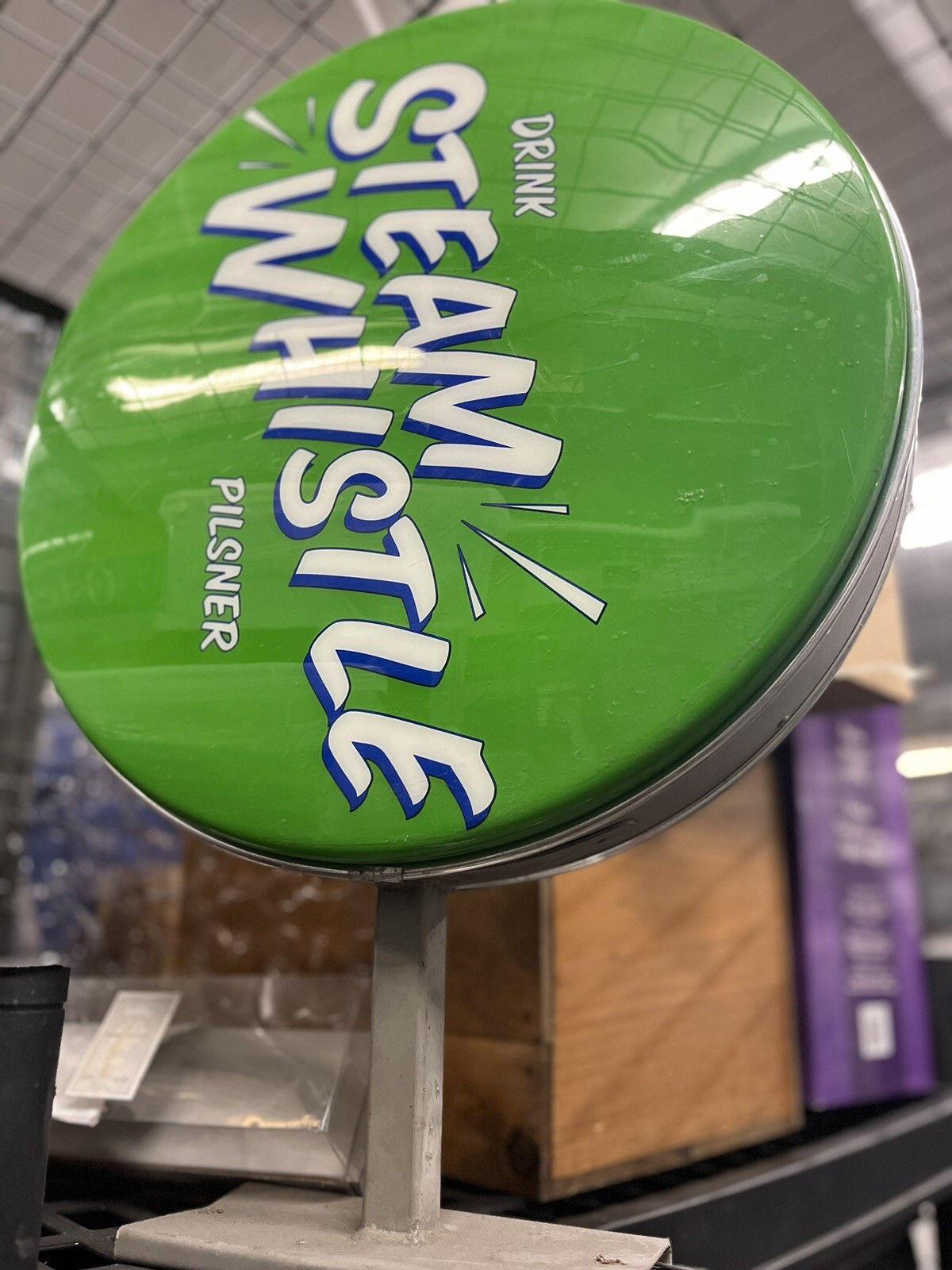 Steam Whistle Wall Mount Vintage BAR Sign for Decor-image