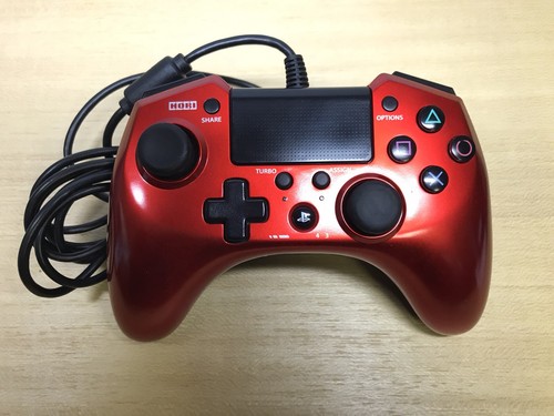 Hori FPS Plus Rot PS4 PS3 PC Wired Controller Getestet -EU VERKÄUFER- Turbo - Bild 2 von 9