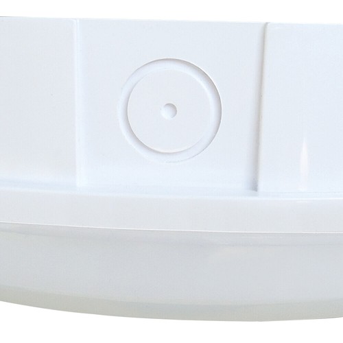 LED 2D Bulkhead Light 12 W IP65 CCT Ceiling / Wall Light Opal 5yr Warranty - Afbeelding 2 van 9