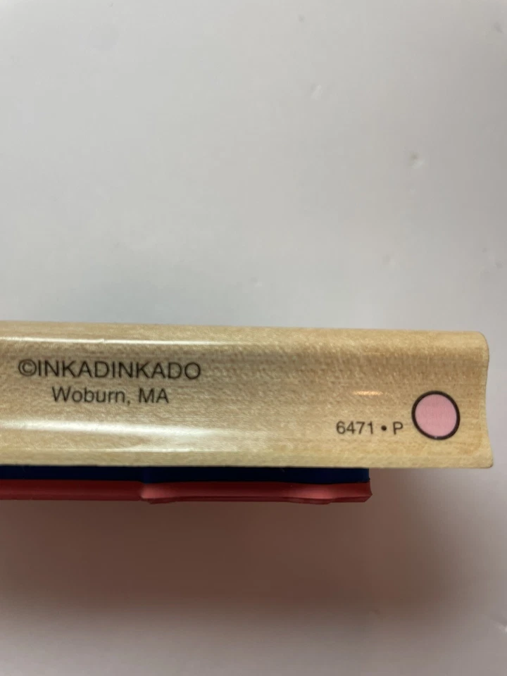 Winged Fairies and Flowers Garden~Inkadinkado ~Mounted Rubber Stamp~6471 P - Image 3 of 4