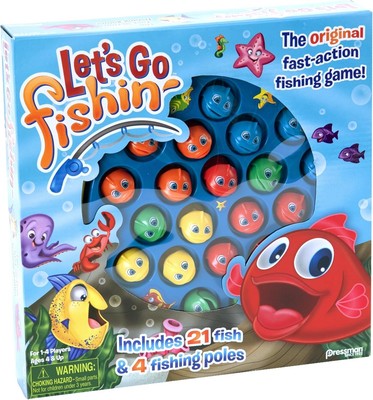 Let's Go Fishin' Game by Pressman - The Original Fast-Action Fishing Game!