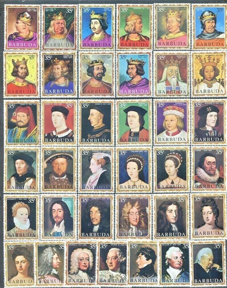 GREAT BRITAIN   STAMP COLLECTION 37  KINGS AND QUEENS    UNUSED
