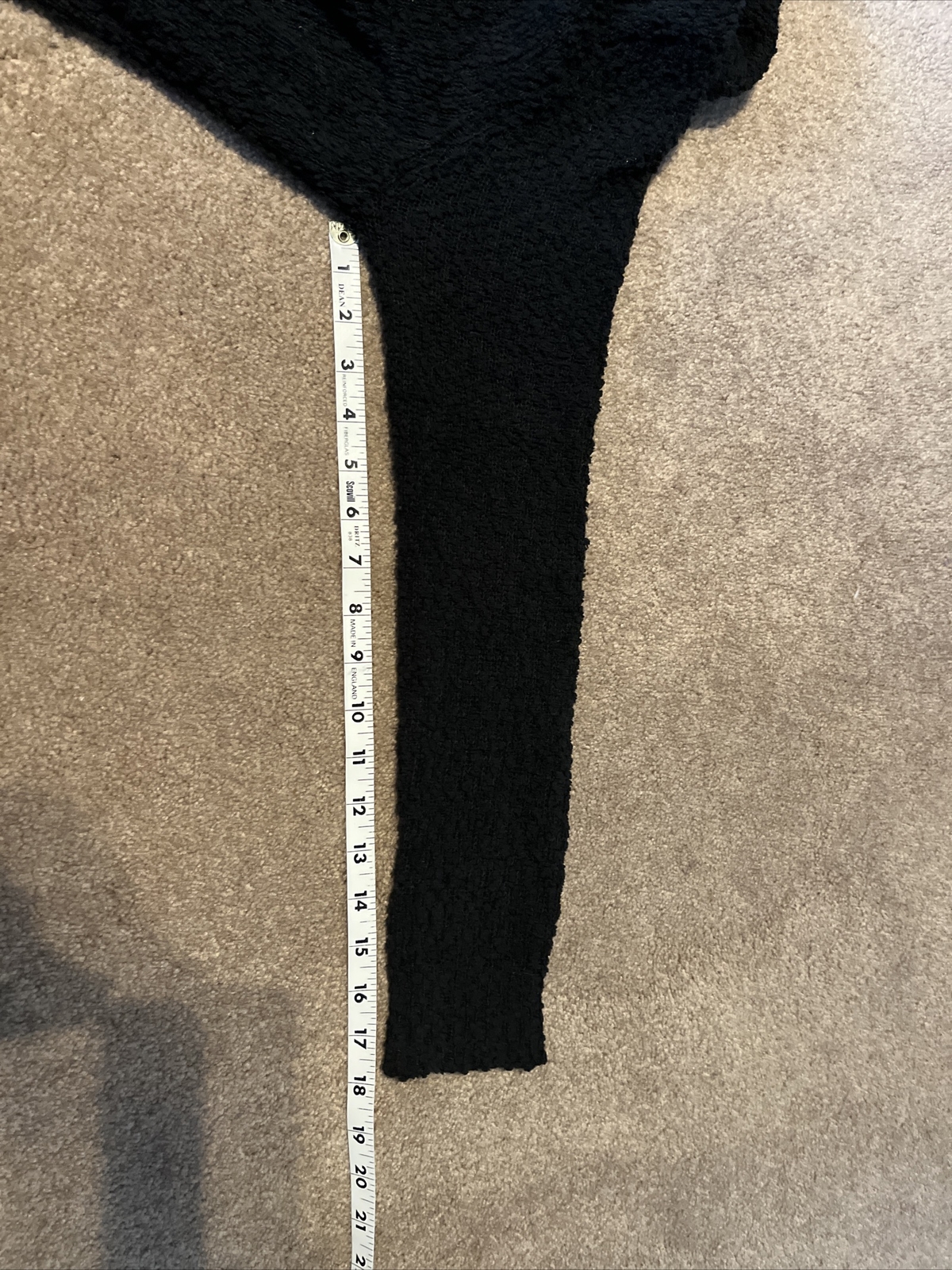 Modern Canvas Black Medium Duster Open Cardigan S… - image 4