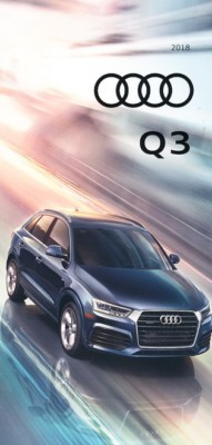 2018 Audi Q3  22-page Original Car Sales Brochure Catalog