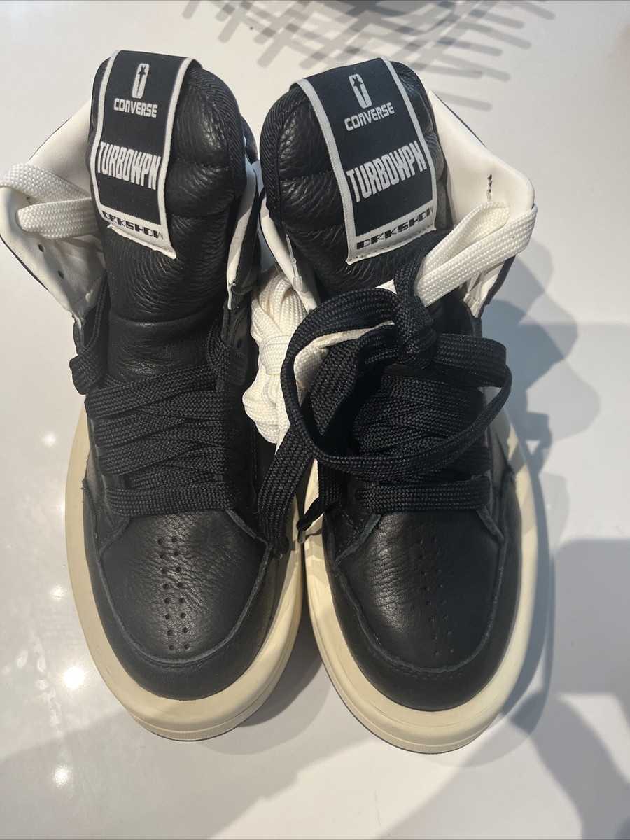 NWB Converse x Rick Owens 'Black Cloud' Mid High TURBOWPN Black