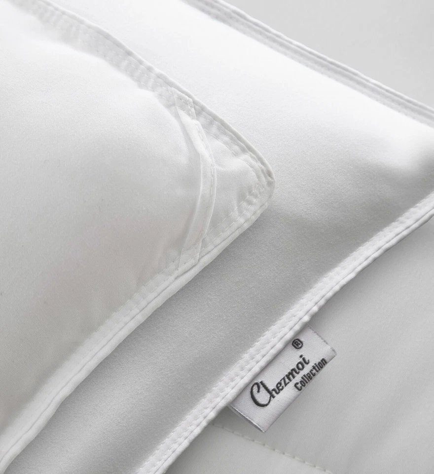 Double Needle Edges All Season White Down Alternative Comforter Duvet Insert - Image 4 of 4
