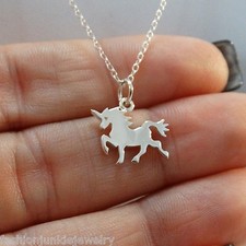 Tiny Unicorn Necklace - 925 Sterling Silver - Fantasy Fairytale Jewelry Girl