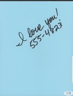 Claudia Wells autographed Save the Bell Tower — photo 2