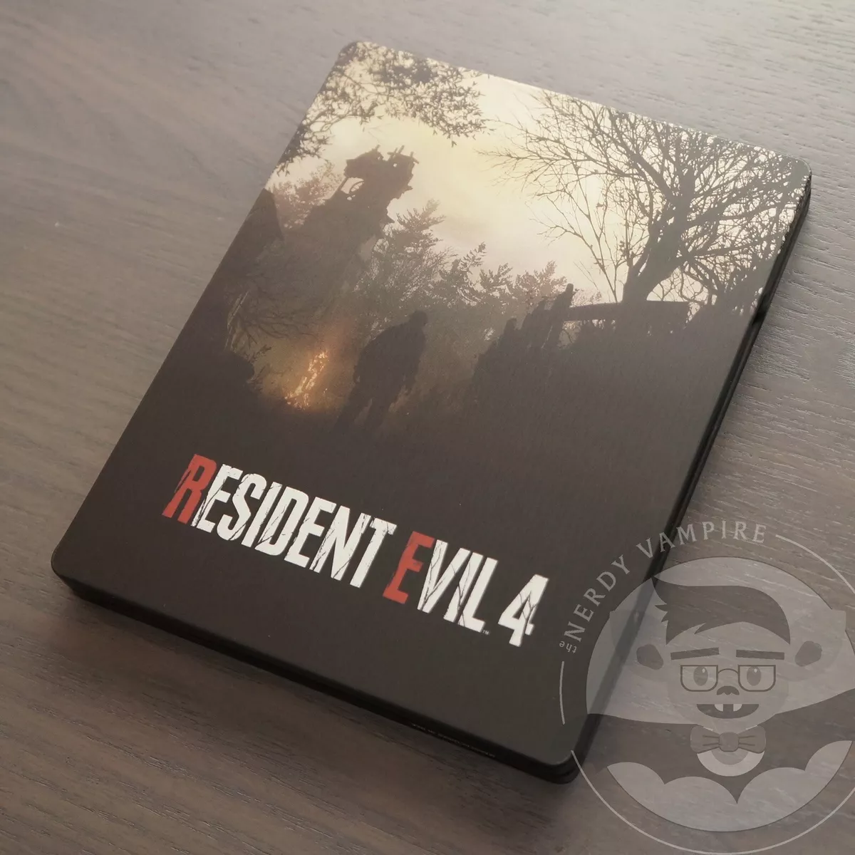 Resident Evil 4 Remake Custom Collectors Case PS5 Slip Cover Sleeve Only NO  GAME