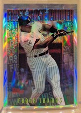 1996 Topps MYSTERY FINEST REFRACTOR #21 Frank Thomas HOF RARE PARALLEL INSERT